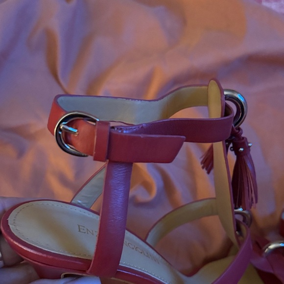 Enzo Angiolini Pink Strappy Heels - Picture 5 of 5